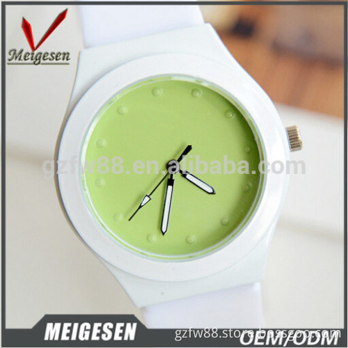candy colors silicone strap girls watches lady decorate timepieces